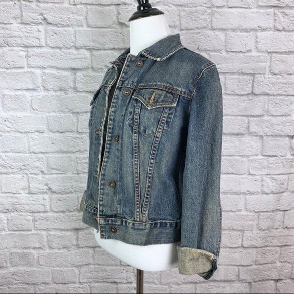 GAP Vintage Denim Jean Jacket Small - Picture 2 of 8